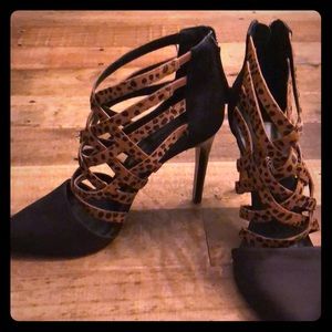 Rebecca Minkoff leopard heels